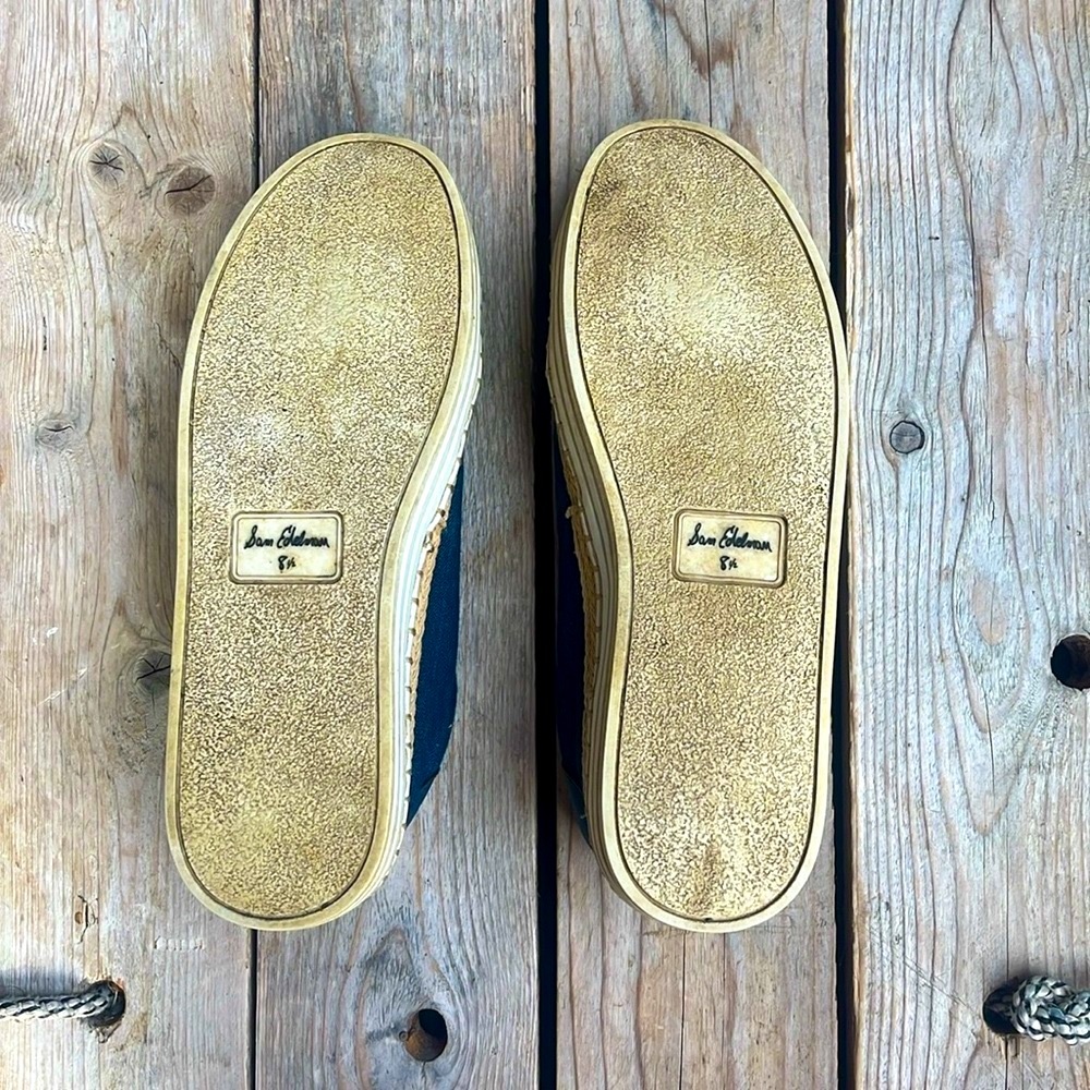 Sam Edelman Kavi Platform Espadrille Sneakers Denim Blue 8.5 Rope Sole - Picture 8 of 16